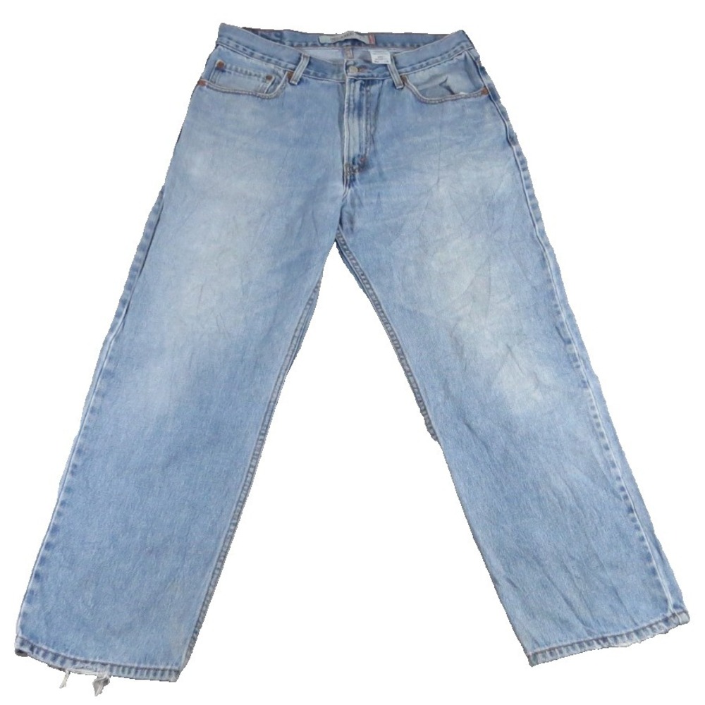 Vtg Levis 550 Relaxed Fit Tapered Leg Jeans Mens 34x30 Light Wash Denim 90s EUC
